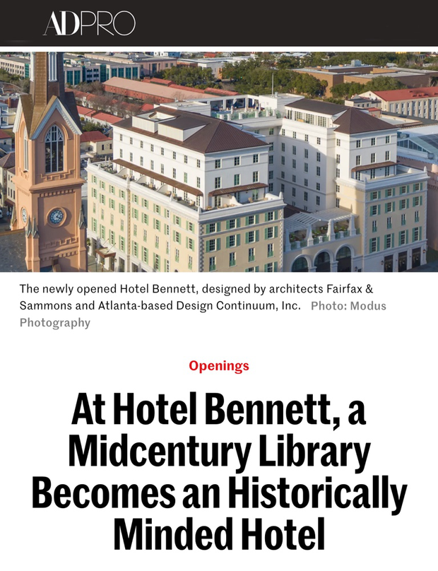 Architectural Digest Hotel Bennett